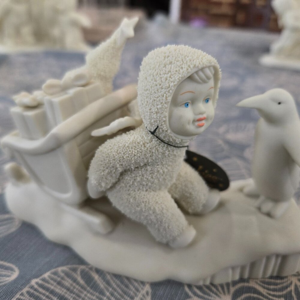 Snowbabies Stuck in the Snow - Department 56 Collectible